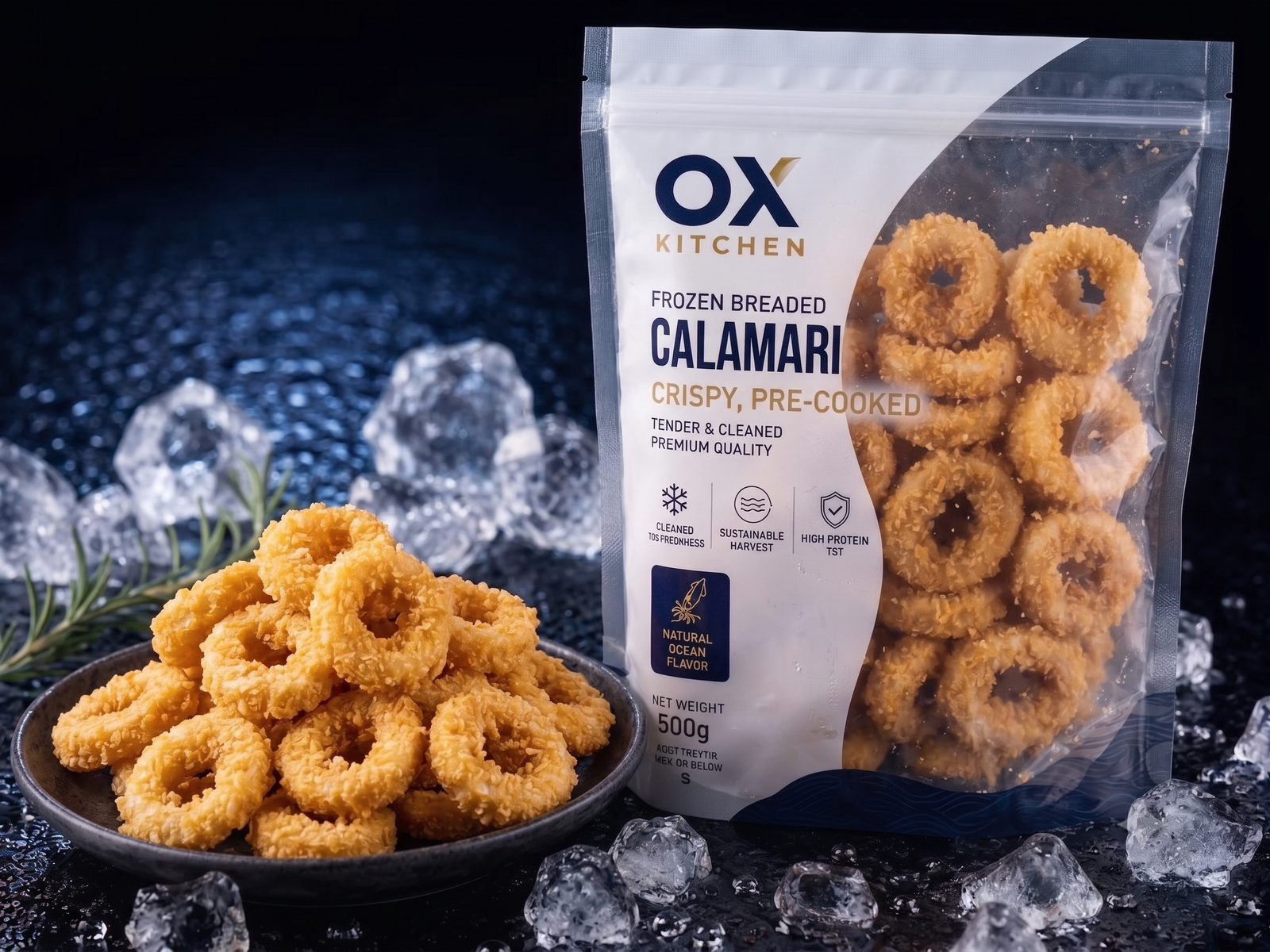 Frozen Breaded Calamari